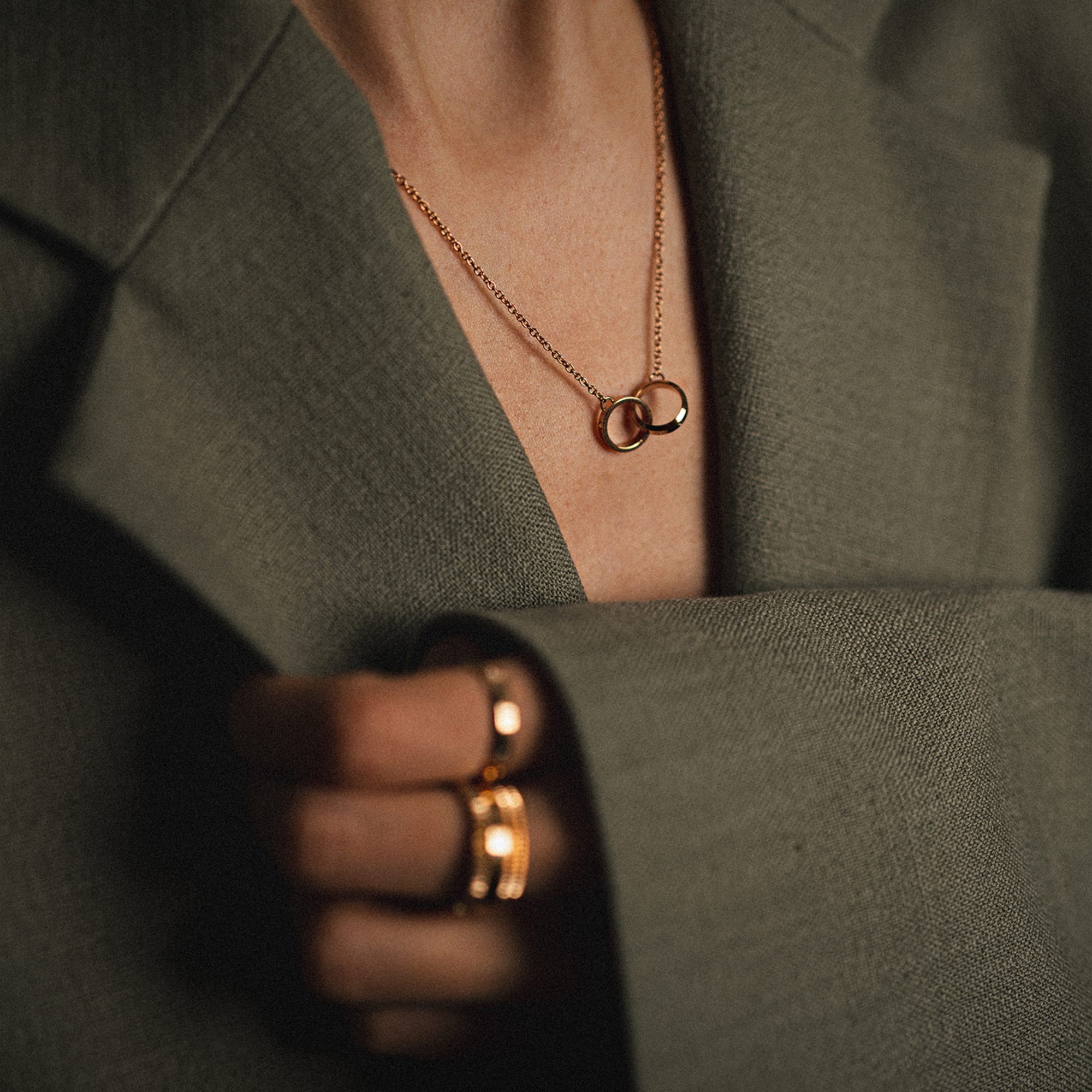 Jewellery - Necklace Elan Unity in rose gold - one size | DW