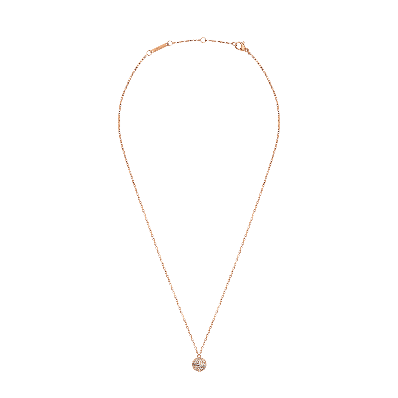 Pavé Crystal Pendant Necklace Rose Gold – Daniel Wellington