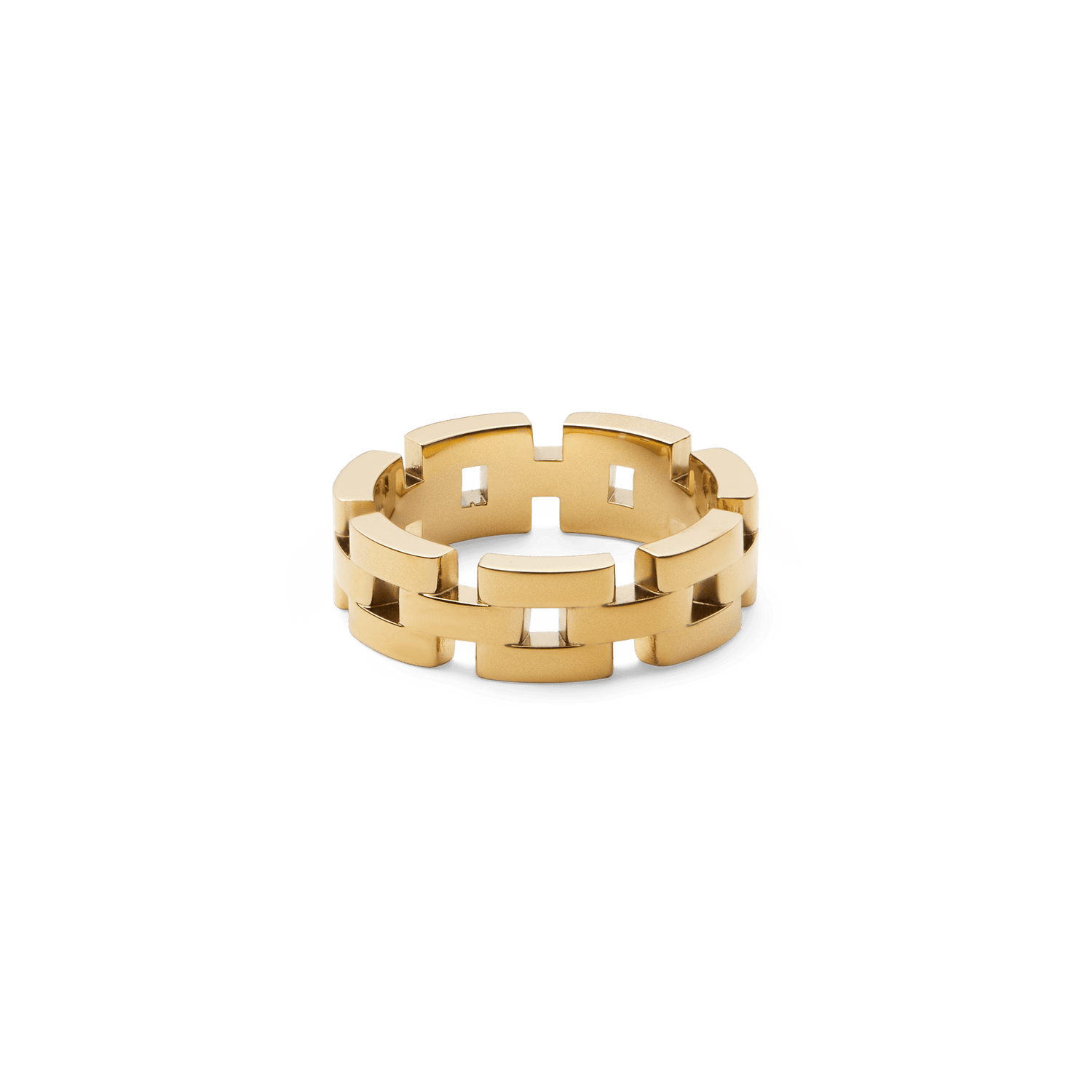 3-Link Ring Gold