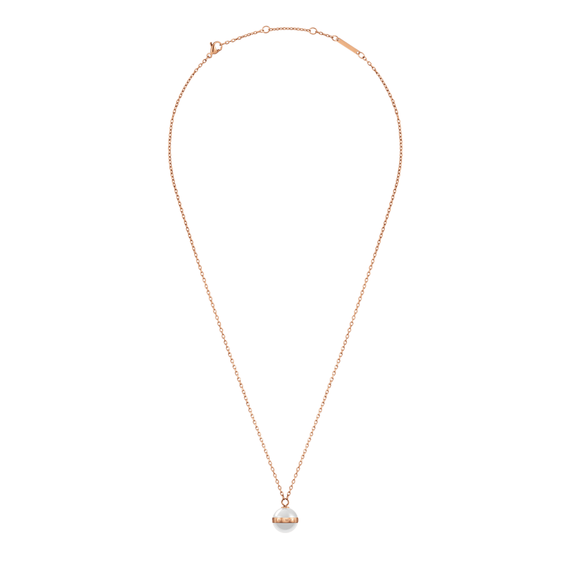 Jewellery - Aspiration Necklace in rose gold and white | DW