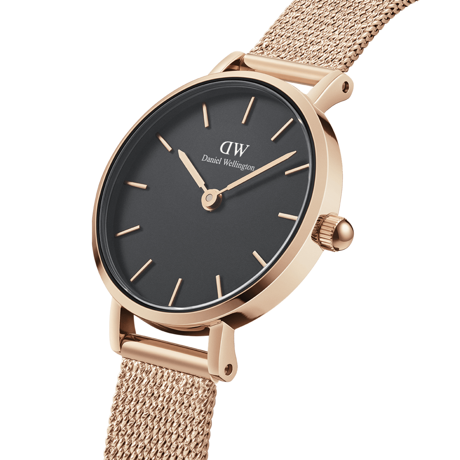 Petite Pressed Melrose - Small Rose Gold women's watch | DW