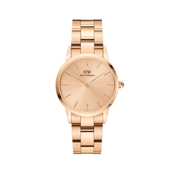 Iconic Link Unitone - Rose Gold watch - 28mm | DW