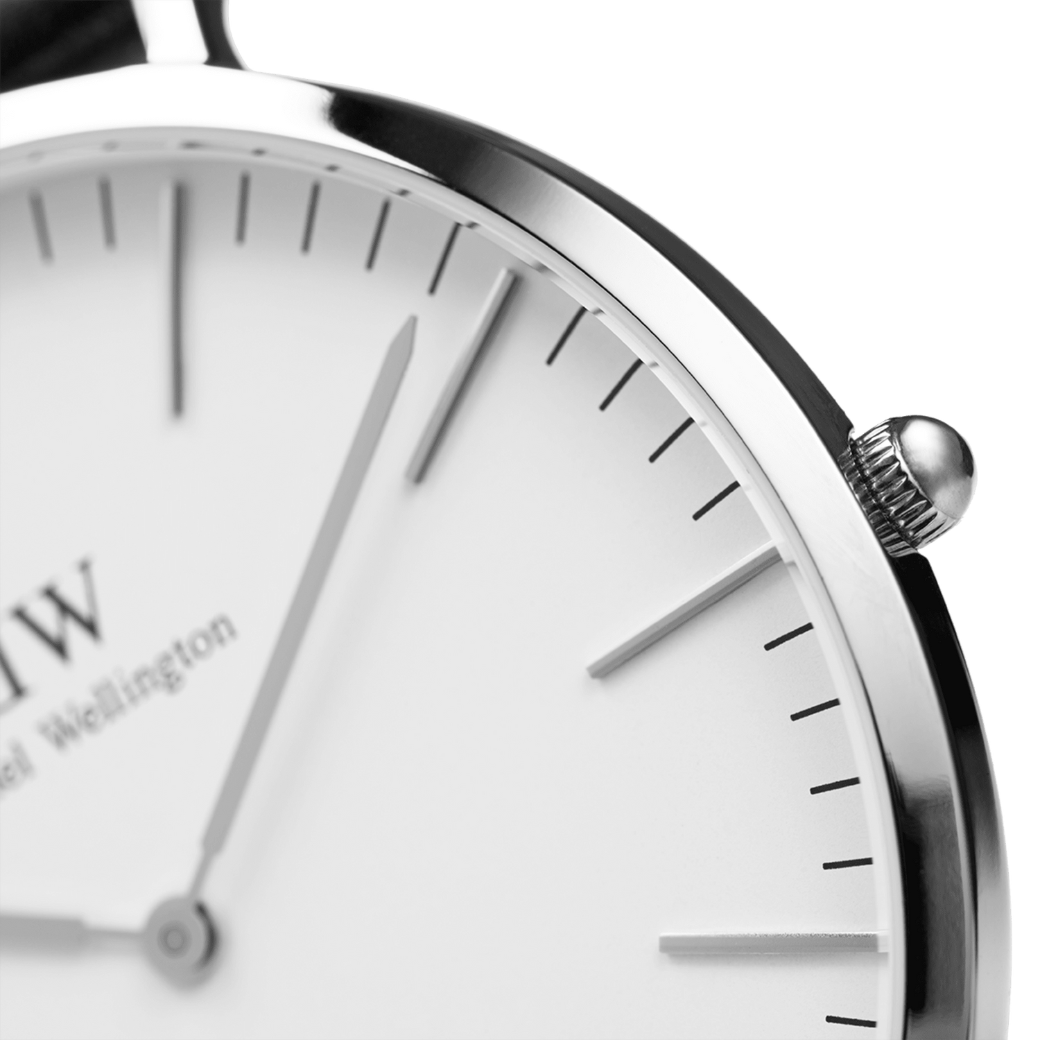 Bayswater - Men's watch in silver & blue 40mm | DW